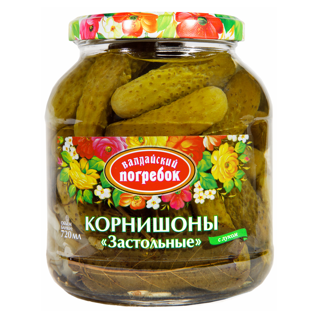 Корнишоны Застольные — Валдайский консервный завод